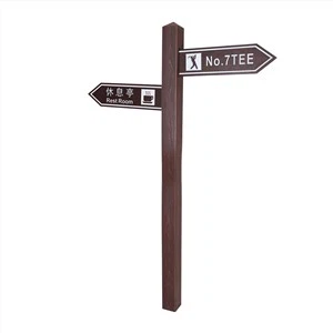 HDPE Golf Post stefnuskilti