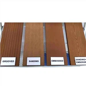 Endurunnið þilfari úr plasti